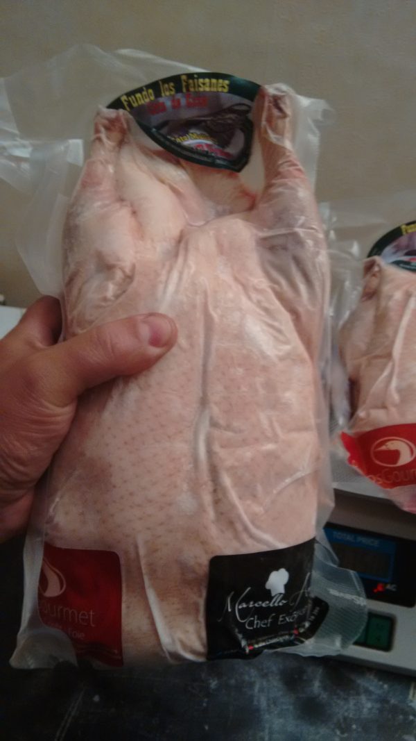 Carne de Pato Salvaje Raza Mallard Faenado al vació congelado