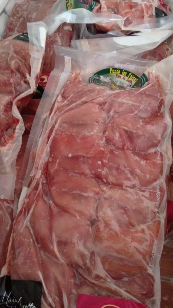 Conejo Muslo Carne Faenado Pack congelado al Vacío